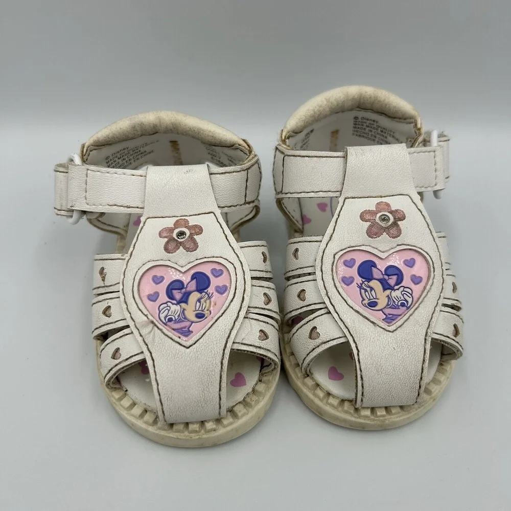 Vintage‎ Disney Minnie Mouse Sandals Size 4 Toddler Girl Rare
